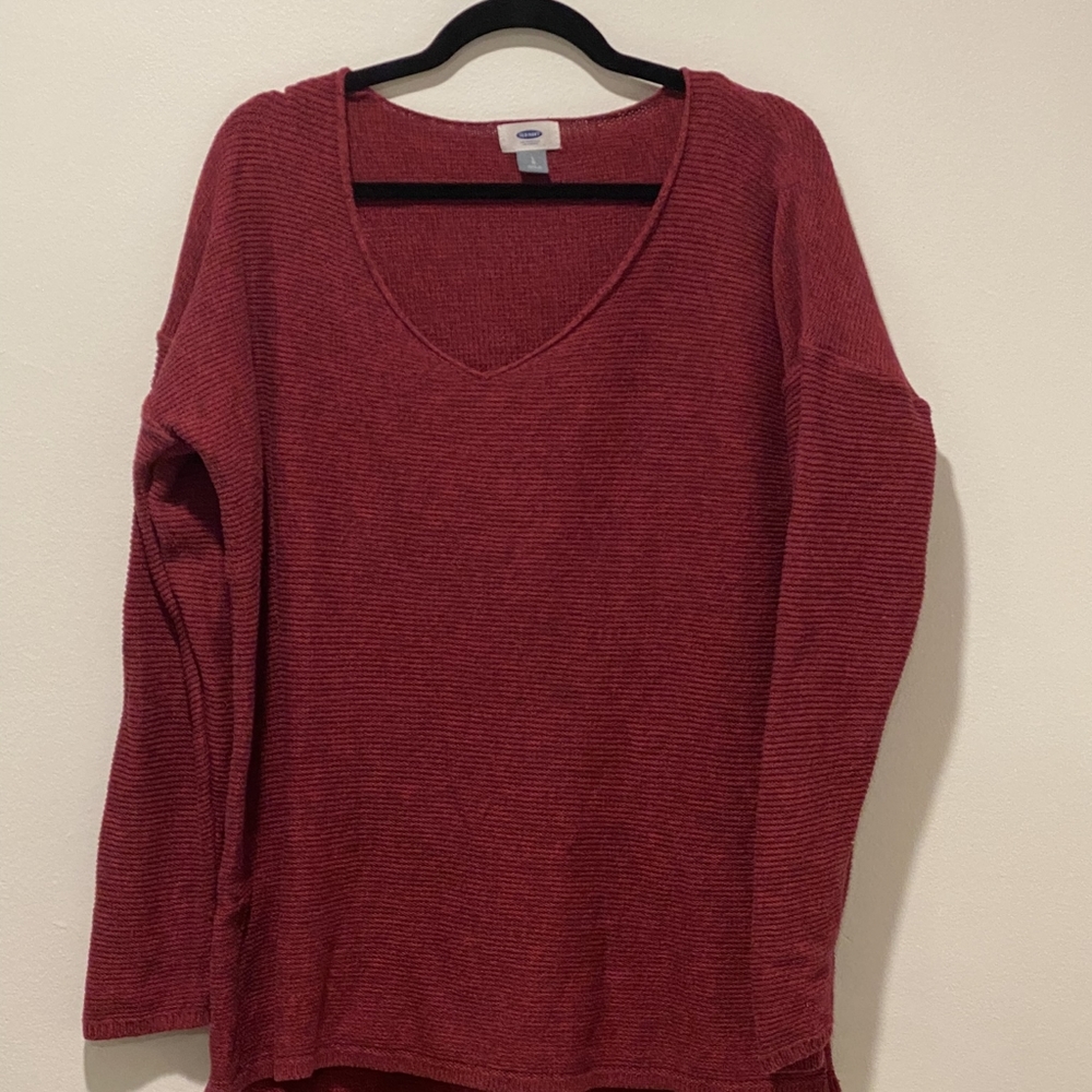 Pink Old Navy sweater. Size Large.